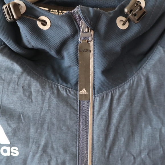 Adidas Jacket, Navy Athletic Jacket - Picture 2 of 8